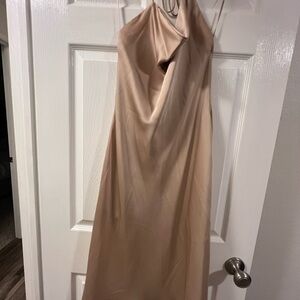 Abercrombie & Fitch Cream Slip Dress Cowl Neck Wedding